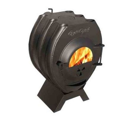 Отопительная печь Березка BulyK 100 со стеклом в Архангельске