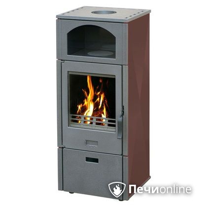 Отопительно-варочная печь Plamen Laguna коричневая в Архангельске