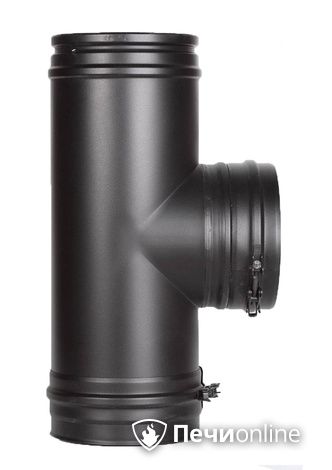 Тройник 90° Schiedel Тройник 90° д.150 PM25 (Черный) Permetr в Архангельске