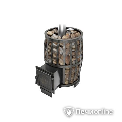 Дровяная печь-каменка Везувий Легенда Русский пар Ковка 18 (271) в Архангельске