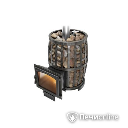 Дровяная печь-каменка Везувий Легенда Русский пар Ковка 18 (240) в Архангельске