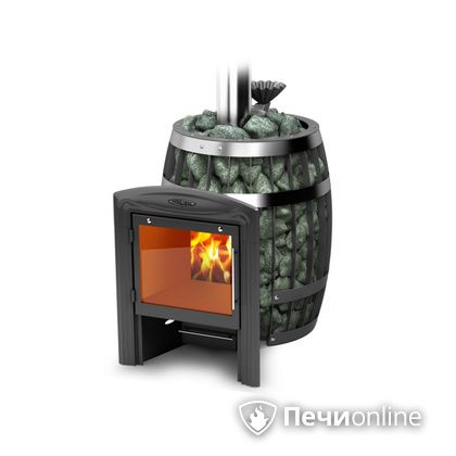 Дровяная банная печь TMF Саяны II Carbon Витра ЗК в Архангельске