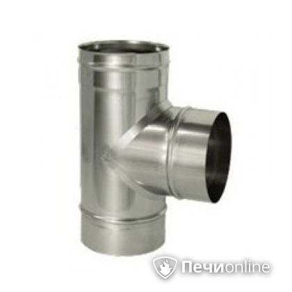 Дымоход Дымок Тройник 90° одностенный 0.5 мм TRHR90 150 в Архангельске