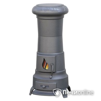 Отопительная печь Plamen Julia эмалир./серая глянцевая в Архангельске