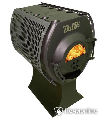 Отопительно-варочные печи Березка BulyK 280 Плюс со стеклом и экранами боковыми в Архангельске