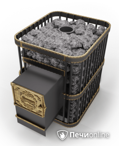 Дровяные печи-каменки Сабантуй Квадро Чугун 16 в Архангельске