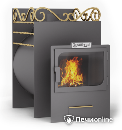 Дровяные печи-каменки Сабантуй 20 панорама под обкладку кирпичом в Архангельске