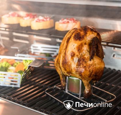 Ростер Char-Broil Grill+ для курицы с креплением для емкости в Архангельске