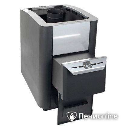 Дровяная банная печь Конвектика 12 антрацит в Архангельске