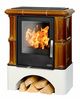 Печь-камин ABX Bavaria KI (6,9кВт в воду), каштан