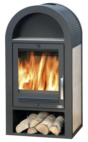 Печь-камин ABX Stockholm 8 (7кВ в воду, 5,5кВ в воздух), керамика в Архангельске