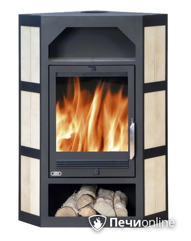 Печь-камин ABX Lahti (угловой), керамика в Архангельске