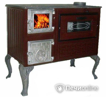 Отопительно-варочная печь МастерПечь ПВ-06 с духовым шкафом, 7.5 кВт в Архангельске