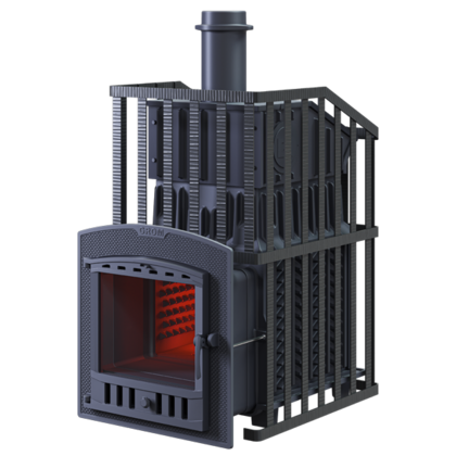 Дровяная печь-каменка Гефест Гром Ураган 30 (П2) в Архангельске