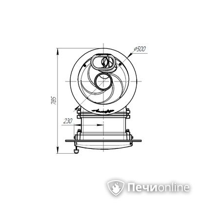 Дровяная печь-каменка Прометалл Атмосфера L ламель Окаменевшее дерево наборный рисунок в Архангельске