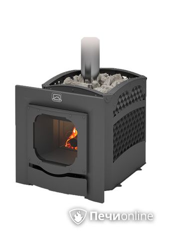 Дровяная банная печь Теплодар Былина-сетка-12 Ч Панорама (1.1) в Архангельске