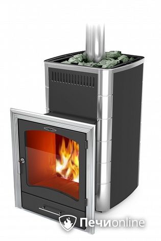 Дровяная банная печь TMF Калина II Inox БСЭ ТО антрацит НВ ПРН в Архангельске