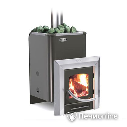 Дровяная банная печь Ермак 16-ПС стекло регулируемый тоннель в Архангельске