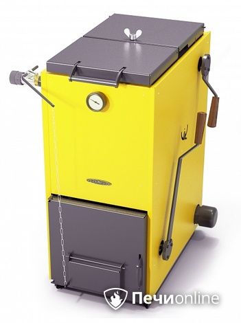 Твердотопливный котел TMF Цельсий Электро 16кВт АРТ ТЭН 6кВт желтый в Архангельске