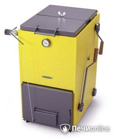 Твердотопливный котел TMF Цельсий Лайт 20кВт под АРТ и ТЭН желтый в Архангельске