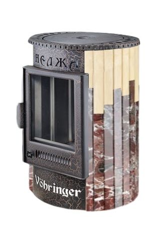 Отопительно-варочная печь Ферингер  Нелжа ПФ (Талькохлорит+"Окаменевшее дерево") в Архангельске