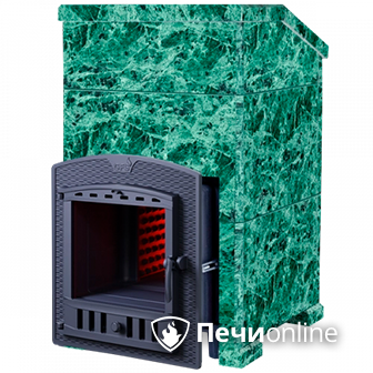 Дровяная печь-каменка Гефест ЗК 18 П (h830/40 верх) Президент Змеевик в Архангельске
