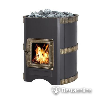 Дровяная банная печь Везувий Лава 16 (ДТ-4С) без выноса в Архангельске