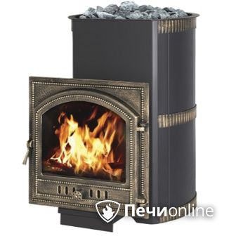 Дровяная банная печь Везувий Лава 28 Камин (205) в Архангельске