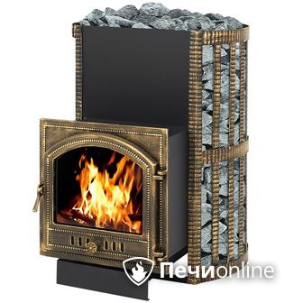 Дровяная банная печь Везувий Скиф Ковка 38 (205) в Архангельске