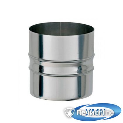Дымоход УМК Адаптер котла D120 1.0мм нержавейка h=120мм в Архангельске