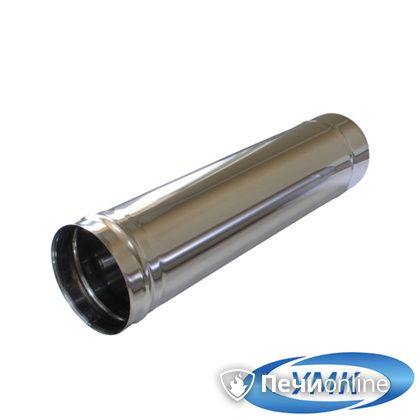 Дымоход УМК Труба D80 L=0.25 м 0.5 мм. нержавейка в Архангельске