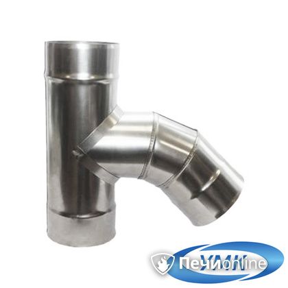 Дымоход УМК Тройник 135° D200 1.0мм нержавейка в Архангельске