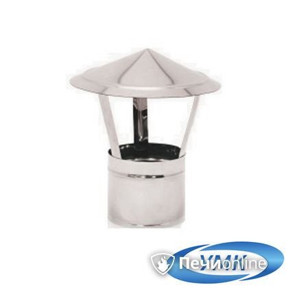 Дымоход УМК Зонт D200 0.5 мм. нержавейка в Архангельске