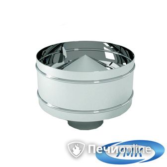 Дымоход УМК Оголовок с дефлектором D160х220 Н+Оц 0.5мм 0.5мм по воде в Архангельске