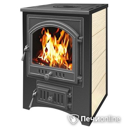 Печь-камин Везувий ПК-01(205) с варочной плитой бежевый в Архангельске