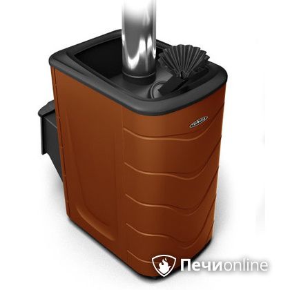 Дровяная банная печь TMF Гейзер 2014 Inox терракота в Архангельске