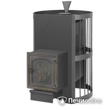 Дровяная банная печь Везувий Скиф Стандарт (ДТ-4) с парогенератором в Архангельске