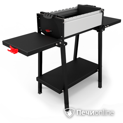 Мангал Grillver Крафтикс Сильвер на подставке в Архангельске