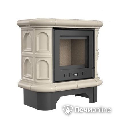 Печь-камин Kratki WK 440 кафельная крем черный в Архангельске