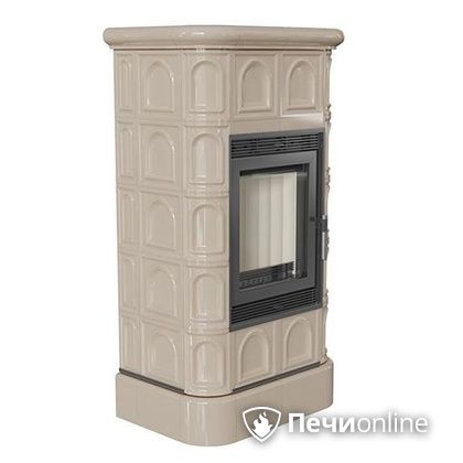Печь-камин Kratki Blanka 8 kW stove кафельная крем в Архангельске